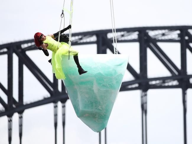 SYDNEY, AUSTRALIA - JANUARY 14: Victoria Hunt performs THE WOMAN  during a media call for Thaw during Sydney Festival 2022 on January 14, 2022 in Sydney, Australia. (Photo by Don Arnold/WireImage)