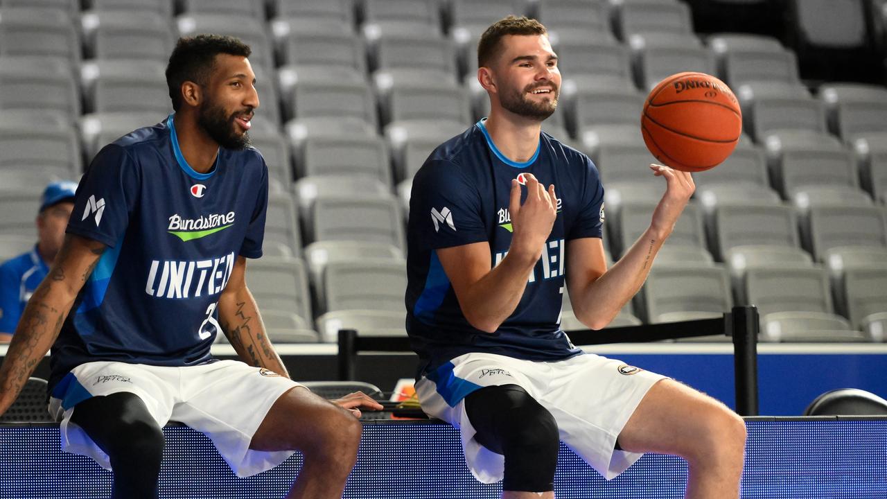 Isaac Humphries is attracting interest from at home and in the NBA. Picture: Getty Images