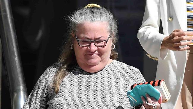 Anita Margaret Breen leaves Maroochydore District Court. Picture: Patrick Woods.