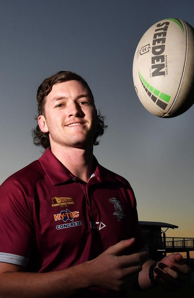 Kawana Dolphins player Thomas Sly garnered the most votes in News Corp’s poll for Qld's best first grade rugby league player. Picture: Patrick Woods