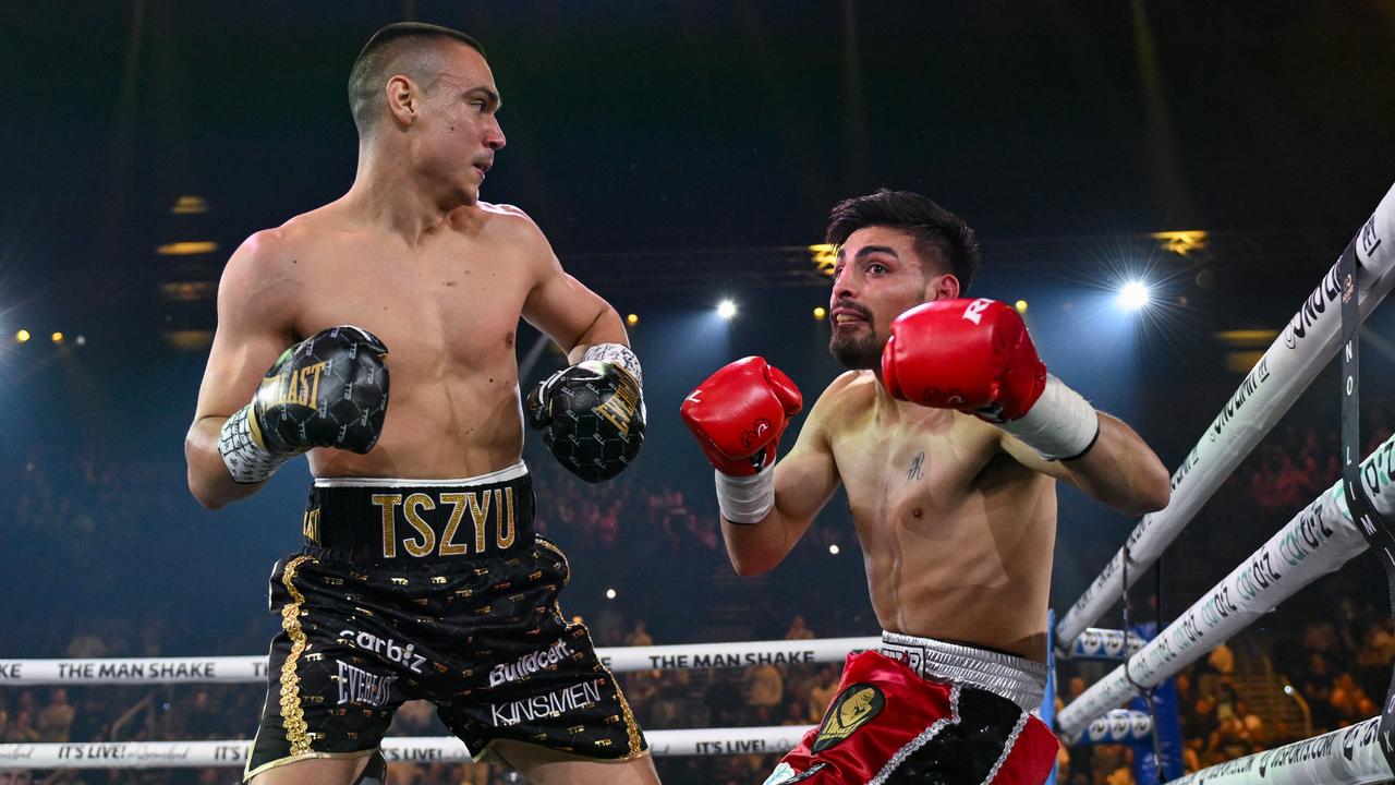 Tim Tszyu defeats Carlos Ocampo in 72-second first round knockout, result, video news.au — Australias leading news site
