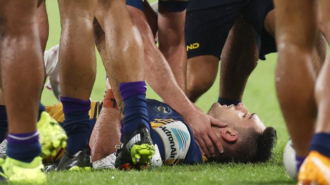 Ryan Matterson has been sidelined since being concussed against Melbourne. Picture: Cameron Spencer/Getty Images