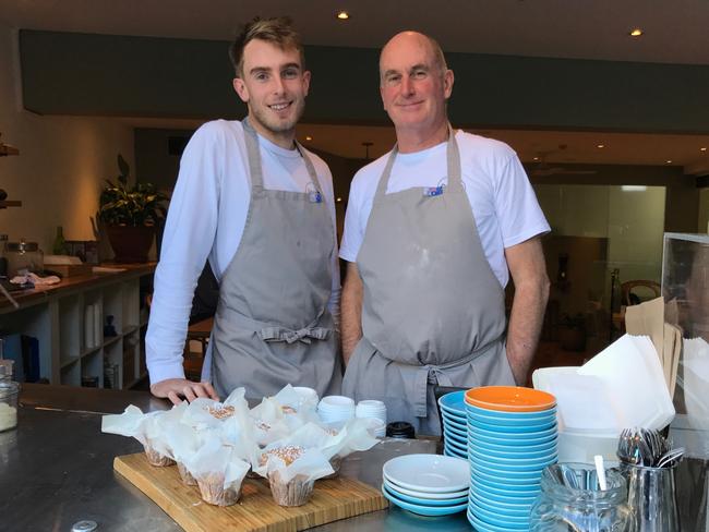 Posto No 19 wner Paul Jacobs with son William. Picture: Jenifer Jagielski