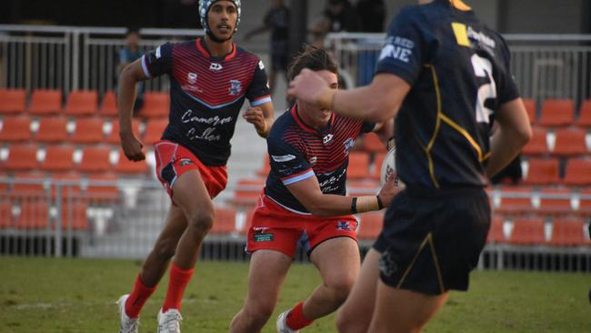 Langer Trophy round one action between Mabel Park SHS and Redcliffe SHS. Tuesday May 30, 2023. Picture Nick Tucker