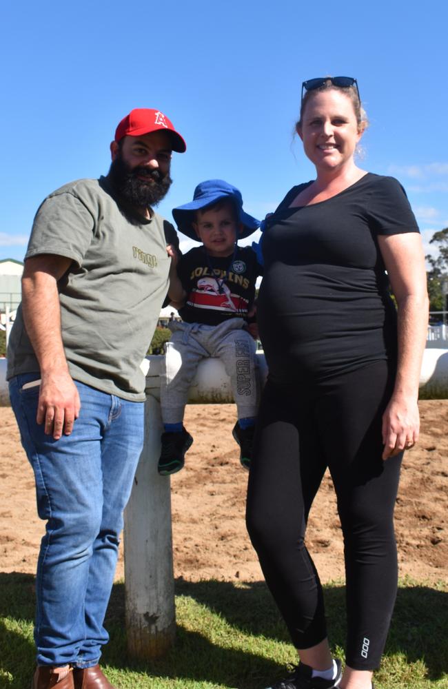 Sam, Andrew and Ned at the Sunshine Coast Agricultural Show 2023.