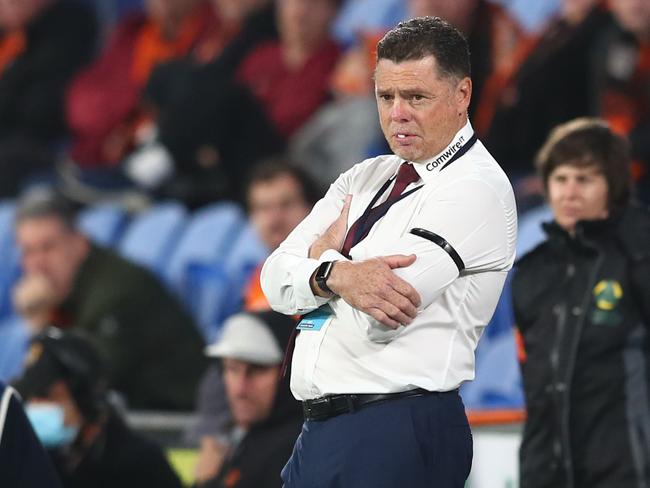 Carl Veart has impressed as Adelaide United’s interim coach. Picture: Chris Hyde/Getty Images