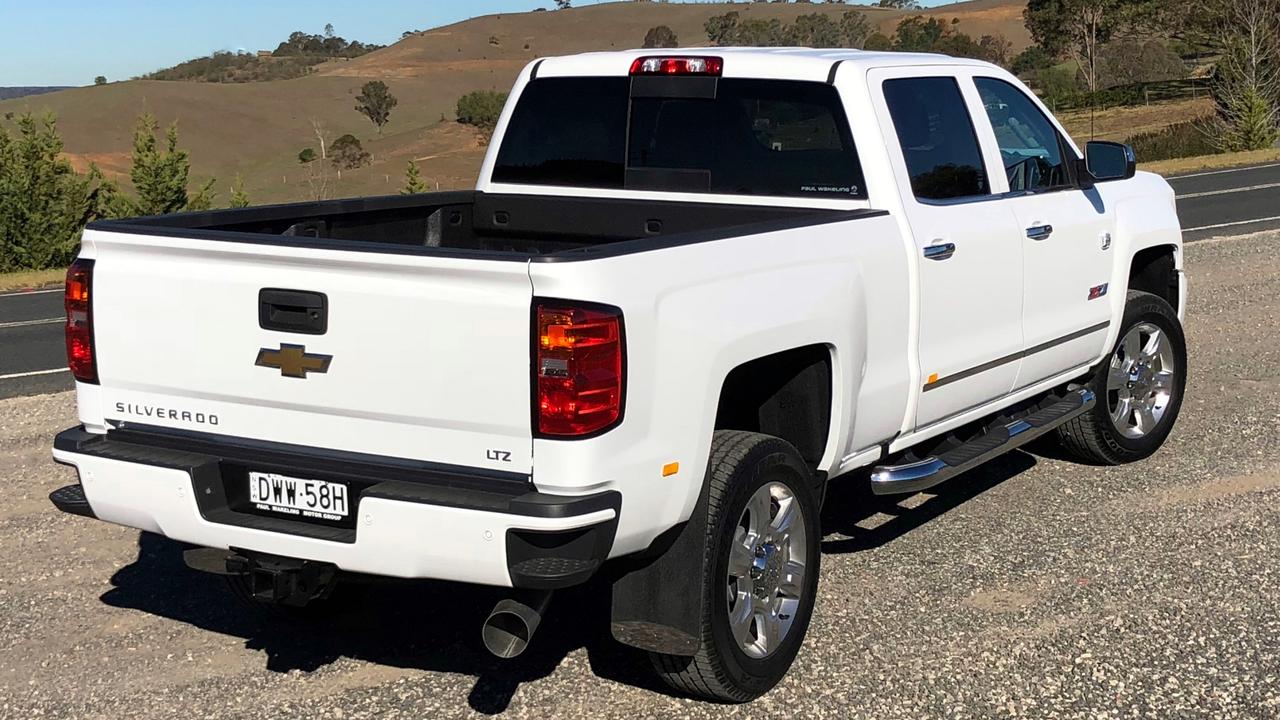 The Silverado is imported into Australia by HSV and converted to right-hand drive. Picture: Joshua Dowling.