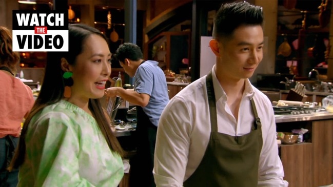 Therese fangirls over Reynold on MasterChef (Channel 10)