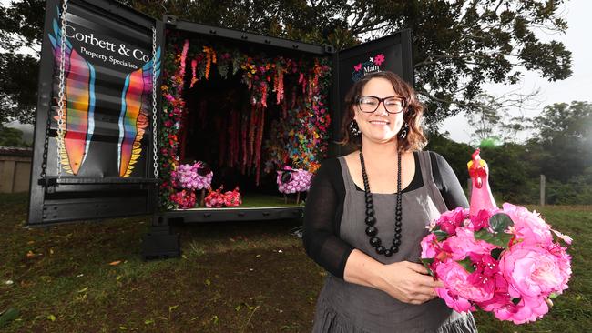 Main Beach Flower Festival’a artistic director Julia Rose. Photograph: Jason O'Brien