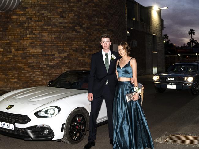 Toowoomba Grammar School senior formal held at Rumours. Oscar Cass and Ashlyn Stiller