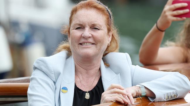 Sarah Ferguson, Duchess of York at the Hotel Excelsior during the 79th Venice International Film Festival a day before the Queen passed away. Picture: Getty