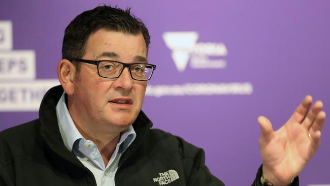 Victorian Premier Daniel Andrews won’t give evidence at an inquiry into coronavirus. Picture: David Crosling