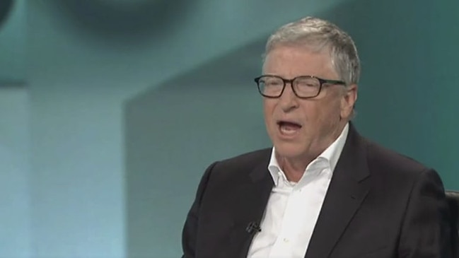 Mr Gates admitted that he "shouldn't" have had dinners with Epstein. Picture: ABC