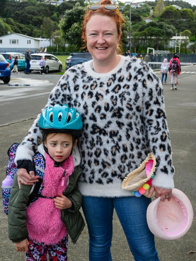 Rose Sculley and her 5-year-old daughter Ada. Picture: Mark Coote.