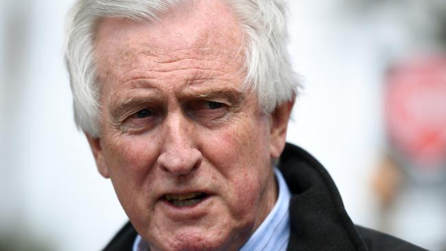 Former Liberal Party leader John Hewson says his reputation was harmed by a story on A Current Affair in May. Picture: AAP Image/Joel Carrett