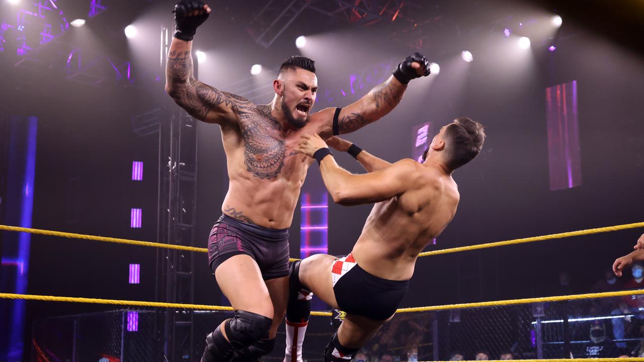 The former NRL player was won eight WWE matches in a row.