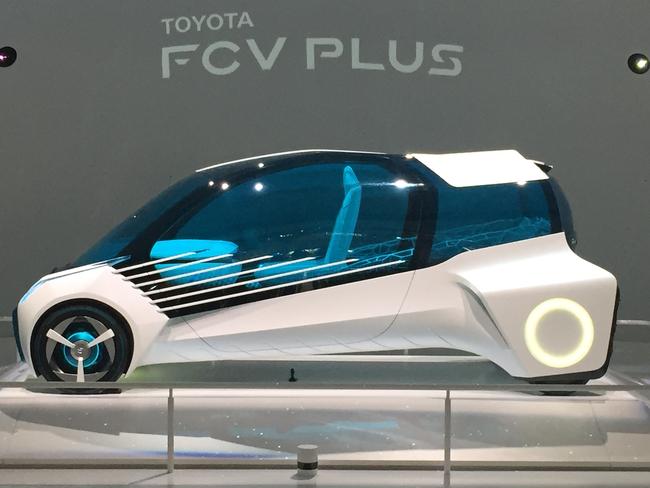 The Toyota FCV Plus, Toyota’s latest fuel cell concept vehicle.