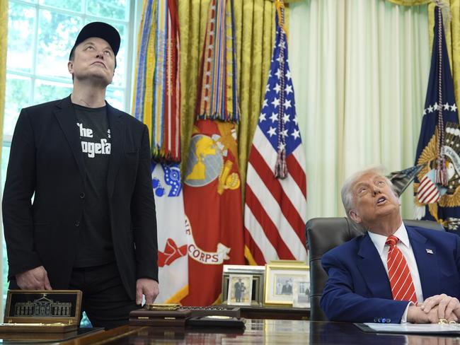 Musk said creating multi-planetary life was more difficult than DOGE’s work. Picture: Evan Vucci / AP Photo