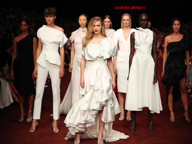 David Jones held its autumn/winter season launch at Virgin Australia Melbourne Fashion Festival last week. Picture: Getty Images