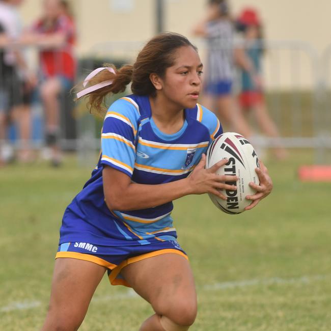 Taya Bowie as a St Margaret Mary's College student. Picture: Evan Morgan