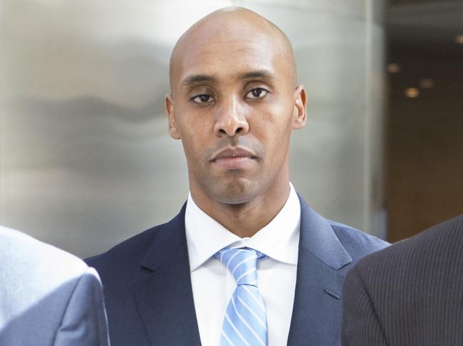 Former Minneapolis Police Officer, Mohamed Noor leaves the Hennepin County Government Center. Picture: Angus Mordant for News Corp Australia