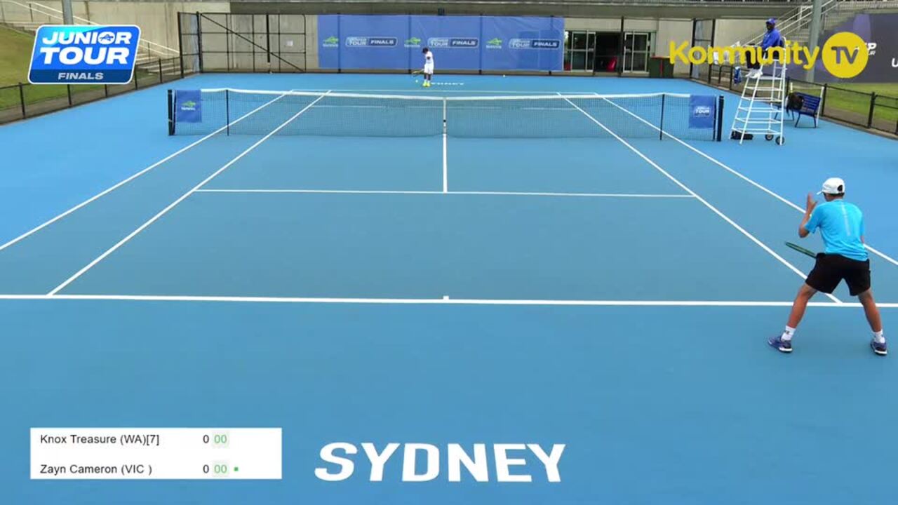 Replay: Knox Treasure v Zayn Cameron (U12 Boys Singles Round 3) – 2024 Tennis Australia Junior Tour Masters U12, U14 Day 4