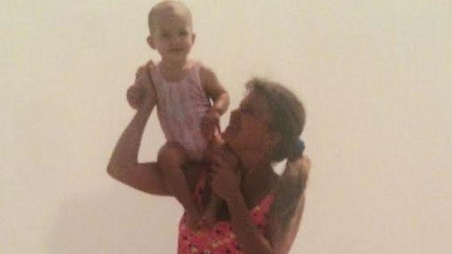 Dorothy Lee Barnett with daughter Samantha (born Savanna Lee Barnett) just before they fled USA in 1994.