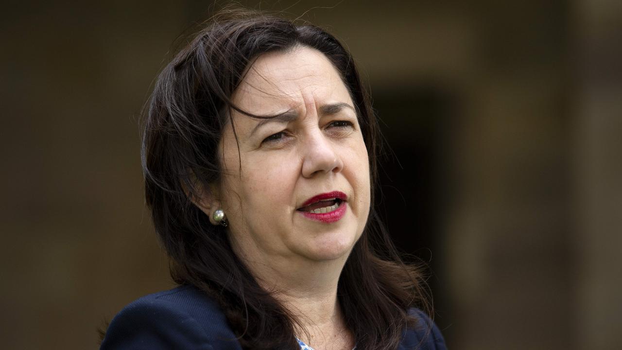 Queensland Premier Annastacia Palaszczuk distanced herself from the tough decision. Picture: NCA NewsWire / Sarah Marshall