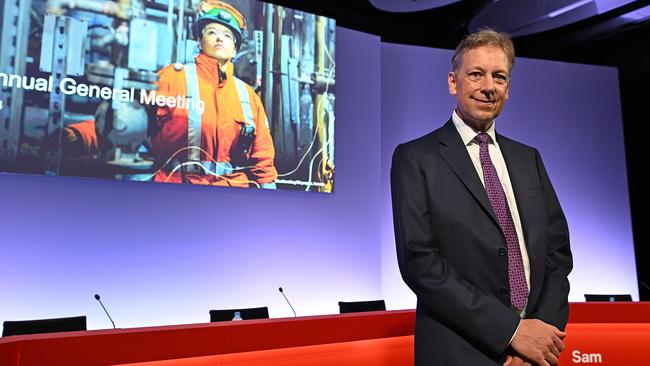 2/5/2024: CEO of Rio Tinto , Jakob Stausholm , during the companies AGM in Brisbane, Australia .pic: Lyndon Mechielsen