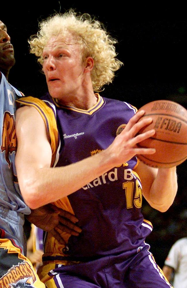 Michael Kingma with the Sydney Kings in 2002. Picture: Jenny Duggan