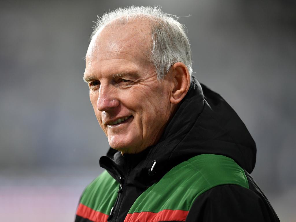 Wayne Bennett has coached the South Sydney Rabbitohs since 2019.