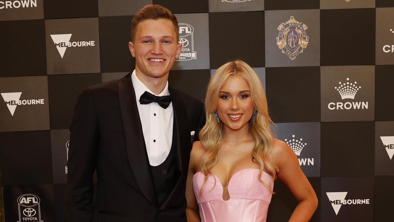 Red Carpet arrivals Zane Duursma and Siena Tainsh dazzle at Crown. Picture: Michael Klein