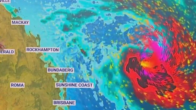 Tropical Cyclone Gabrielle is not likely to make landfall on the mainland. Picture: Sky News