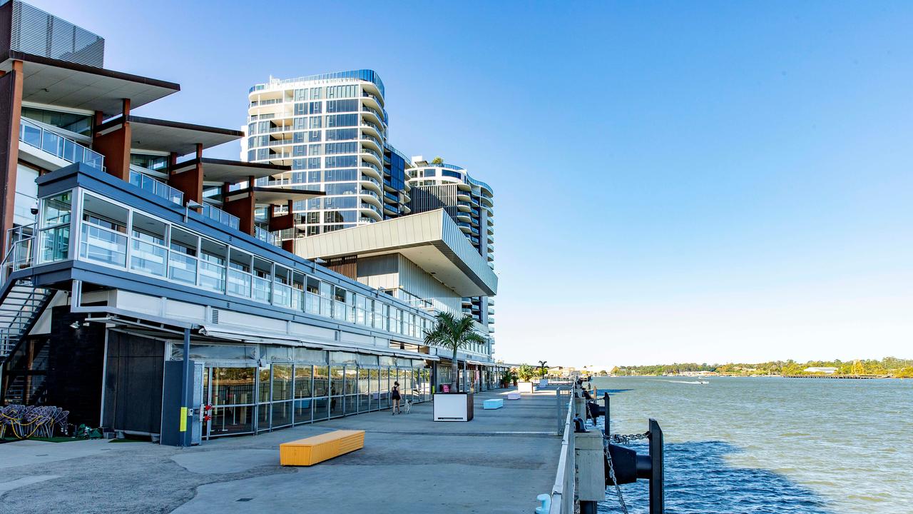 Portside Wharf on the Brisbane River in Hamilton.