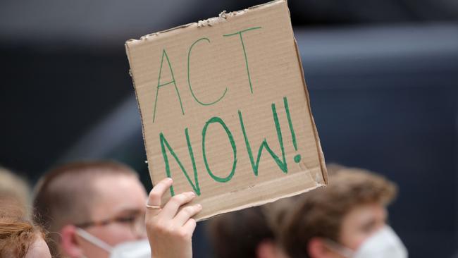 Australia’s biggest listed companies appear to be getting serious about their climate change policies, with a big leap in those setting goals, a new report shows. Picture: Armando Babani / AFP