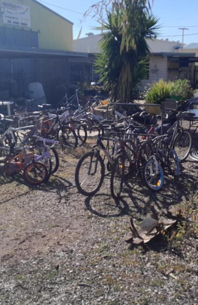 Restored bikes at second hand dealer. Photo: Ross Parks