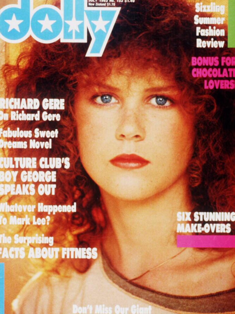 Throwback to 1983, with Nicole Kidman on a Dolly cover.