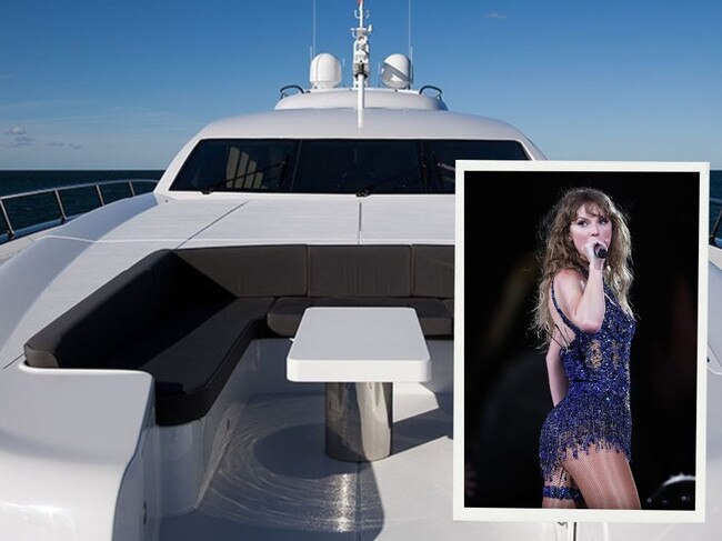 The 36m-long Quantum entertained pop star Taylor Swift.