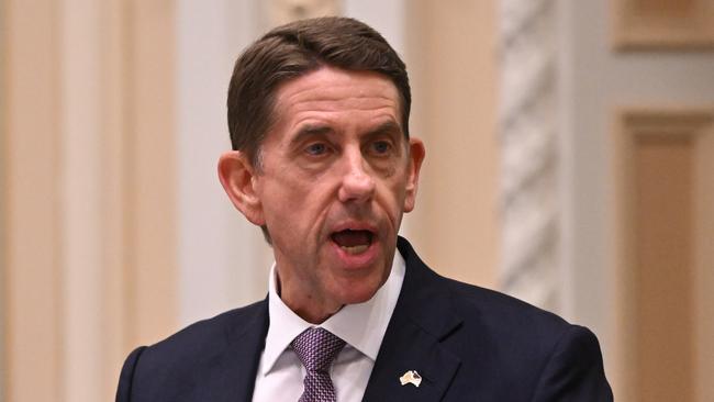 BRISBANE, AUSTRALIA - NewsWire Photos - JUNE 11, 2024. Queensland Treasurer Cameron Dick delivers the 2024-25 State Budget, at Parliament House. Photo: Dan Peled / NewsWire