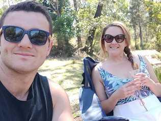 Townsville couple Simon Walker and Sherei Anderson have been found dead at Kearneys Falls at Goldsborough after going hiking. Picture: Facebook