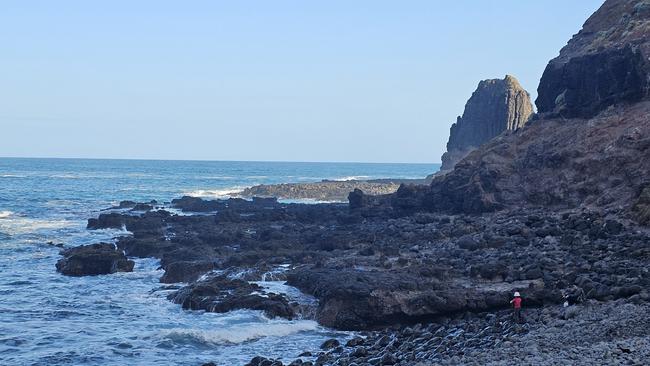 A woman has drowned after she was swept off the rocks at Cape Schanck.