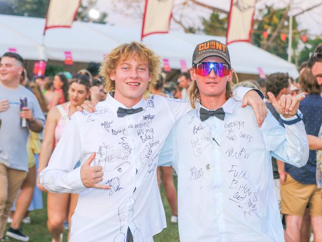 Carter Hansen and Saxon Berry at BASS IN THE GRASS 2022 Picture: Glenn Campbell