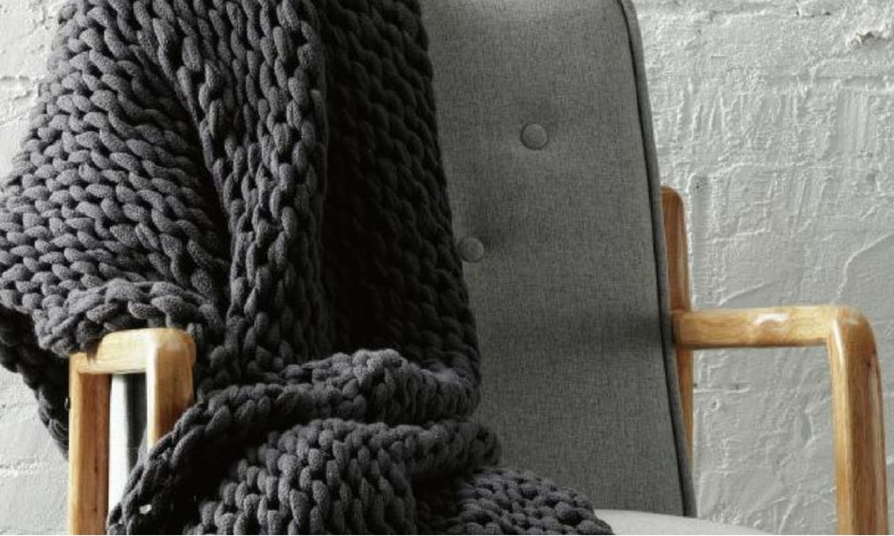 Chunky knit throw discount aldi