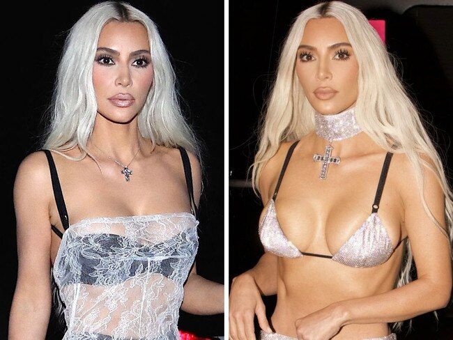 Kim K split pic Picture: Mega; Diggzy/Shutterstock/Media Mode