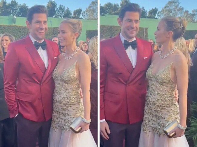 John Krasinski and Emily Blunt. Picture: TikTok