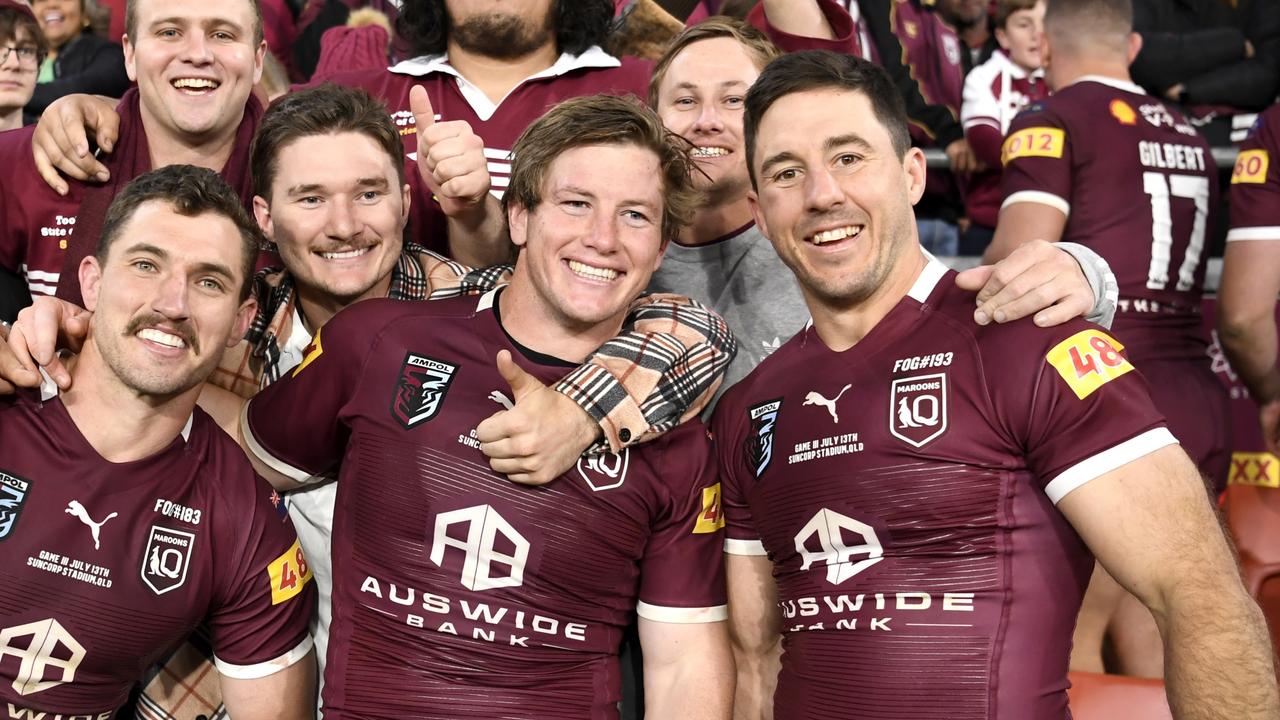 Damien Cook may have lost his starting No.9 jersey to one of his Queensland counterparts in Harry Grant or Ben Hunt. Picture: NRL Photos.