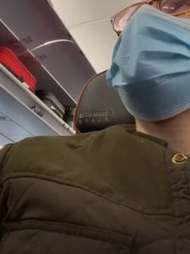 The man was told he couldn't use product from other parts of the plane.
