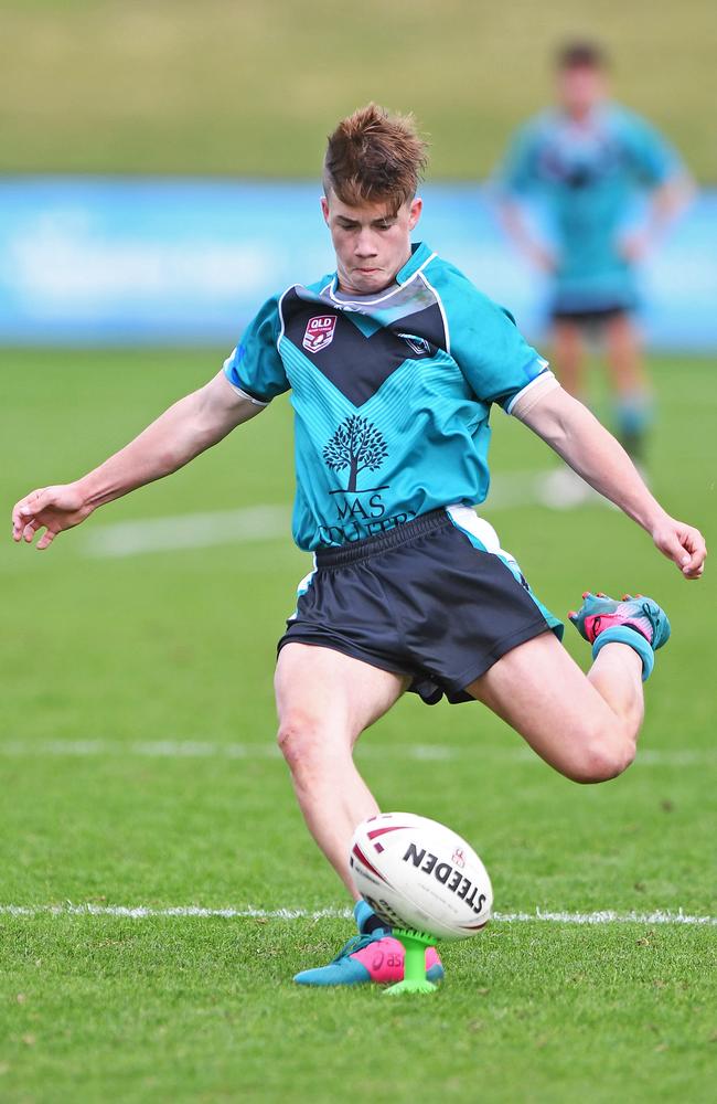 Brayden Paix in action during the QRL Junior State Championships.