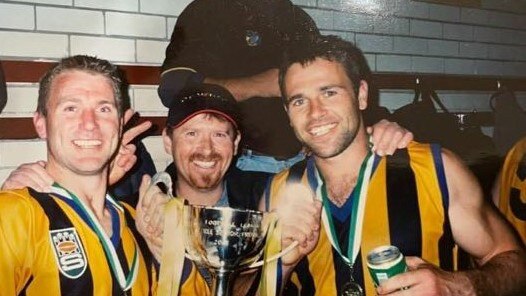 Sandringham  VFL premiership player Adrian Mackenzie, diagnosed with CTE in 2021 after a long footballing career .Supplied