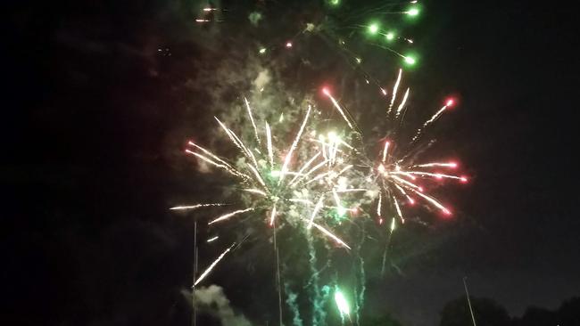 NYE fireworks at Club Parkview. Picture: Facebook/David Minett